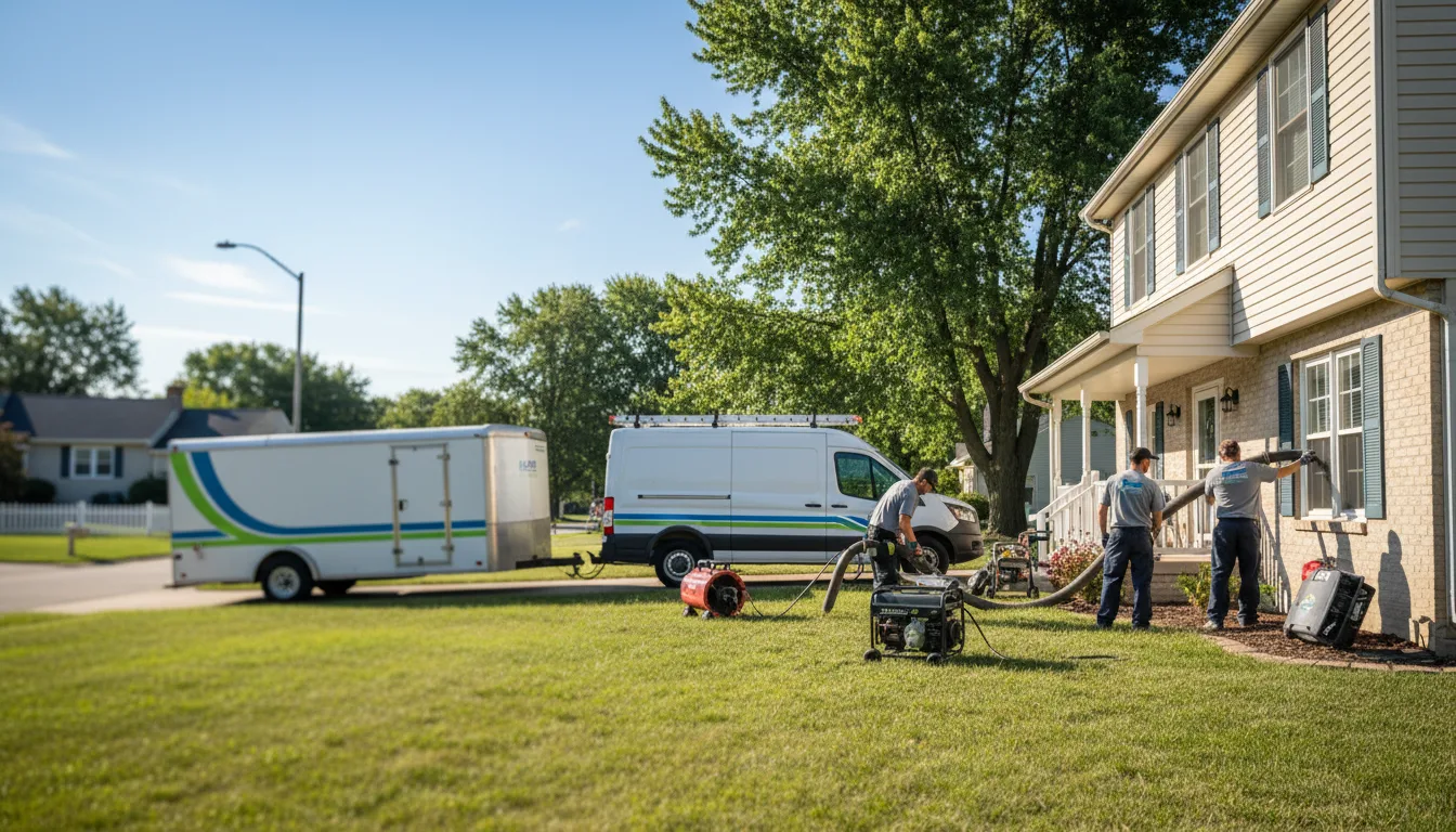 Flooded Basement Restoration And Cleanup With Repair in Phillipsburg, OH near me